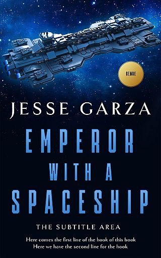 3D mockup of Black Pearl #12511 - Premade Science Fiction Book Cover | BookCoverZone