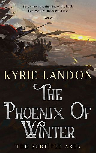 3D mockup of Heathered Gray #12543 - Premade Fantasy Book Cover | BookCoverZone