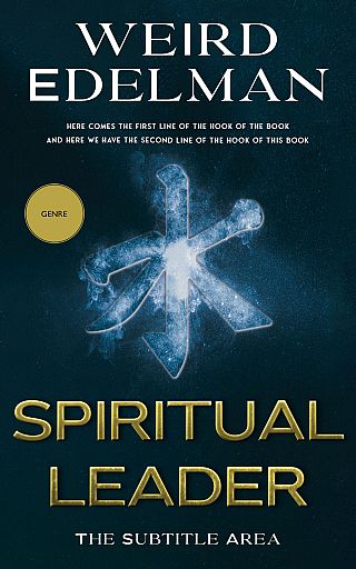 3D mockup of Black Pearl #12589 - Premade Religion & Spirituality Book Cover | BookCoverZone