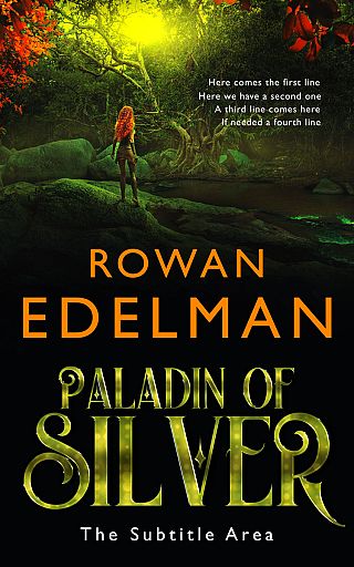 3D mockup of Hunter Green #12662 - Premade Fantasy Book Cover | BookCoverZone