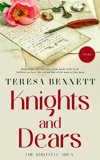 3D mockup of Satin Linen #12817 - Premade Romance Book Cover | BookCoverZone