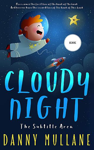 3D mockup of Blue Zodiac #13228 - Premade Science Fiction Book Cover | BookCoverZone