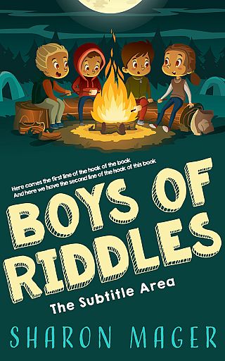 3D mockup of Gold Sand #13268 - Premade Teen & Young Adult Book Cover | BookCoverZone