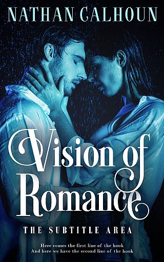 3D mockup of Ebony #13313 - Premade Romance Book Cover | BookCoverZone