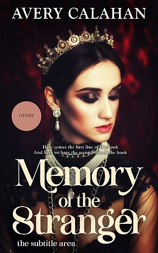 3D mockup of Cameo #13709 - Premade Chick Lit Book Cover | BookCoverZone