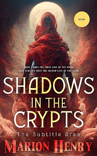3D mockup of Crater Brown #13773 - Premade Apocalyptica Book Cover | BookCoverZone