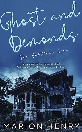 3D mockup of Chambray #13776 - Premade Horror Book Cover | BookCoverZone