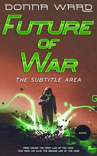 3D mockup of Quincy #13908 - Premade Science Fiction Book Cover | BookCoverZone