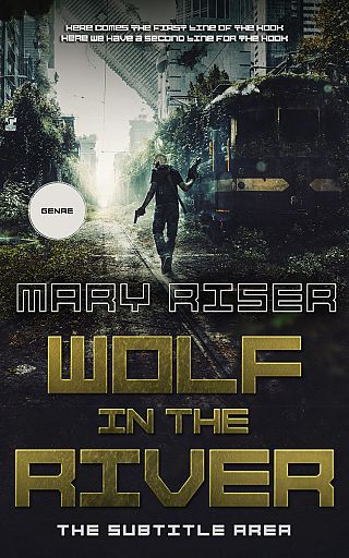 3D mockup of Shark #14009 - Premade Apocalyptica Book Cover | BookCoverZone