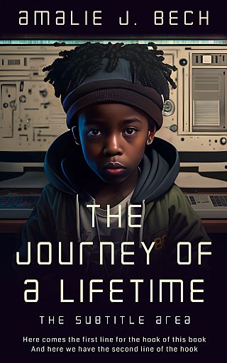 3D mockup of Heathered Gray #14053 - Premade Education Book Cover | BookCoverZone