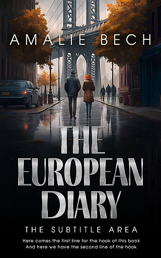 3D mockup of Silk #14083 - Premade Travel Book Cover | BookCoverZone