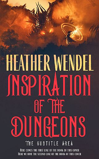 3D mockup of Burnt Sienna #14491 - Premade Fantasy Book Cover | BookCoverZone