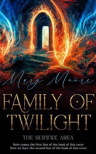 3D mockup of Raw Sienna #14512 - Premade Fantasy Book Cover | BookCoverZone