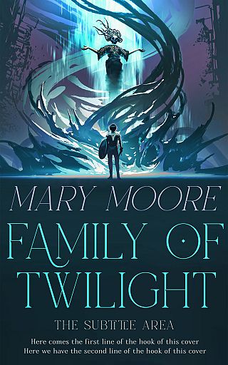 3D mockup of Blue Dianne #14516 - Premade Fantasy Book Cover | BookCoverZone