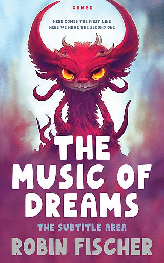 3D mockup of Cannon Pink #14546 - Premade Horror Book Cover | BookCoverZone