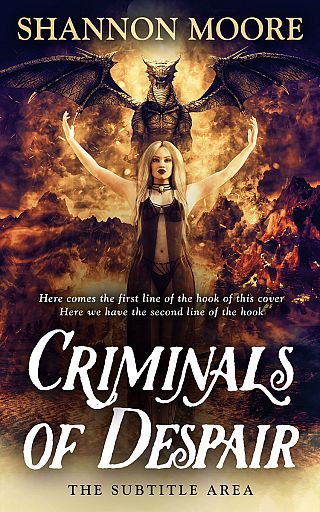 3D mockup of Tumbleweed #14590 - Premade Fantasy Book Cover | BookCoverZone