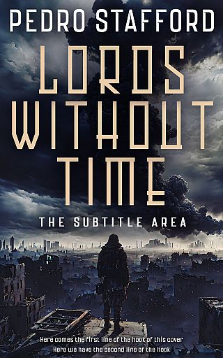 3D mockup of Steel Gray #14613 - Premade Apocalyptica Book Cover | BookCoverZone