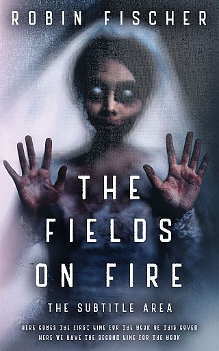 3D mockup of Bright Gray #14727 - Premade Apocalyptica Book Cover | BookCoverZone