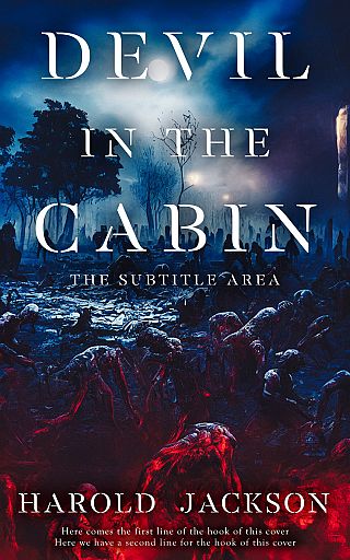 3D mockup of Bleached Cedar #14914 - Premade Horror Book Cover | BookCoverZone