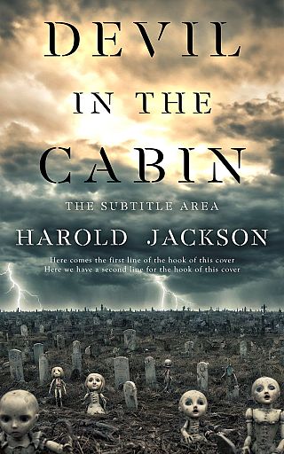 3D mockup of Cape Cod #14920 - Premade Horror Book Cover | BookCoverZone