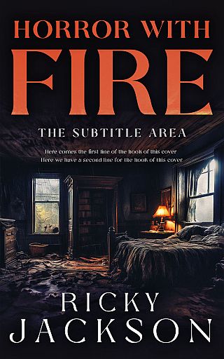 3D mockup of Woodsmoke #14931 - Premade Abstract Book Cover | BookCoverZone