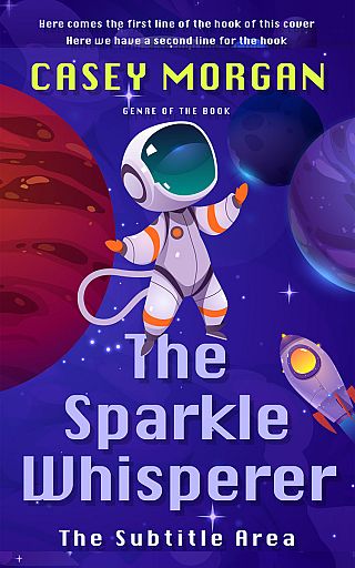 3D mockup of Jacksons Purple #14940 - Premade Science Fiction Book Cover | BookCoverZone