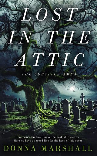 3D mockup of Outer Space #14959 - Premade Horror Book Cover | BookCoverZone