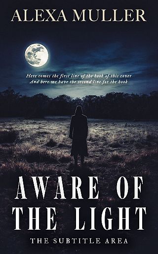 3D mockup of Ebony Clay #15055 - Premade Horror Book Cover | BookCoverZone