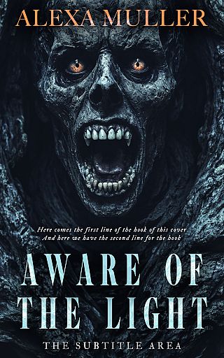 3D mockup of Bunker #15061 - Premade Horror Book Cover | BookCoverZone
