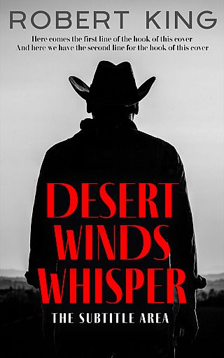 3D mockup of Silver #15328 - Premade Western Book Cover | BookCoverZone