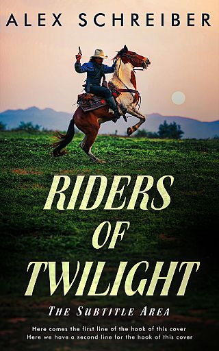 3D mockup of Hunter Green #15340 - Premade Action & Adventure Book Cover | BookCoverZone
