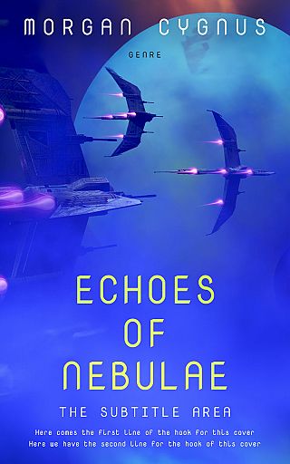 3D mockup of Cerulean Blue #15368 - Premade Science Fiction Book Cover | BookCoverZone