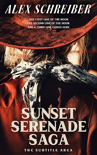 3D mockup of My Pink #15379 - Premade Western Book Cover | BookCoverZone