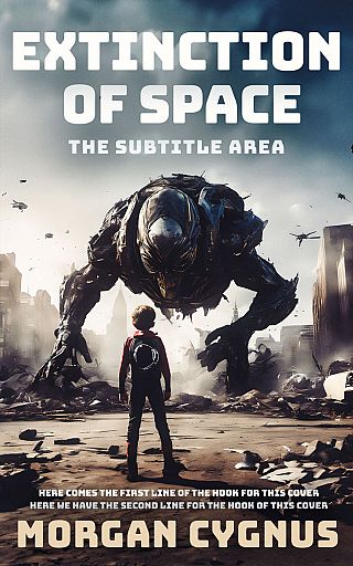 3D mockup of Tuna #15481 - Premade Science Fiction Book Cover | BookCoverZone
