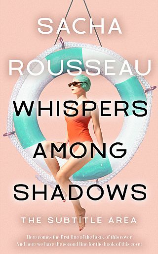 3D mockup of Double Spanish White #15574 - Premade Abstract Book Cover | BookCoverZone