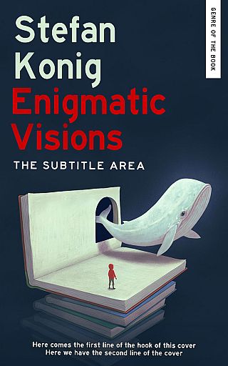 3D mockup of Bison Hide #15615 - Premade Surreal Book Cover | BookCoverZone