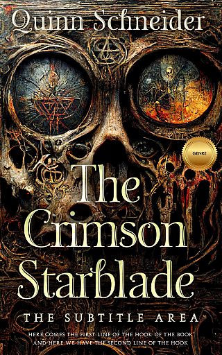 3D mockup of Tan #15940 - Premade Horror Book Cover | BookCoverZone