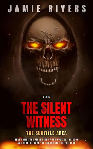 3D mockup of Crowshead #16006 - Premade Horror Book Cover | BookCoverZone