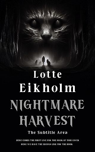 3D mockup of Cod Gray #16239 - Premade Horror Book Cover | BookCoverZone