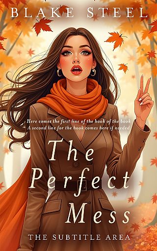 3D mockup of Cumin #16267 - Premade Chick Lit Book Cover | BookCoverZone