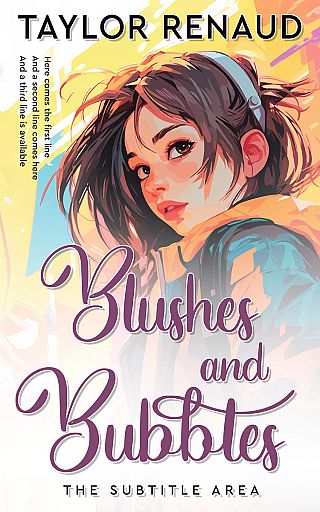 3D mockup of Satin Linen #16413 - Premade Teen & Young Adult Book Cover | BookCoverZone