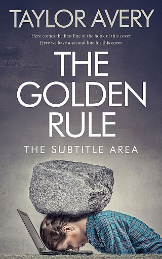 3D mockup of Mid Gray #17025 - Premade Literary Fiction Book Cover | BookCoverZone