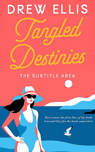 3D mockup of Matisse #17300 - Premade Travel Book Cover | BookCoverZone