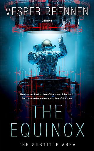 3D mockup of Ebony #20107 - Premade Science Fiction Book Cover | BookCoverZone