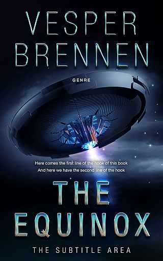 3D mockup of Ebony #20124 - Premade Apocalyptica Book Cover | BookCoverZone