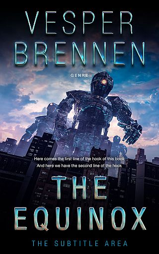 3D mockup of Gray Suit #20126 - Premade Science Fiction Book Cover | BookCoverZone