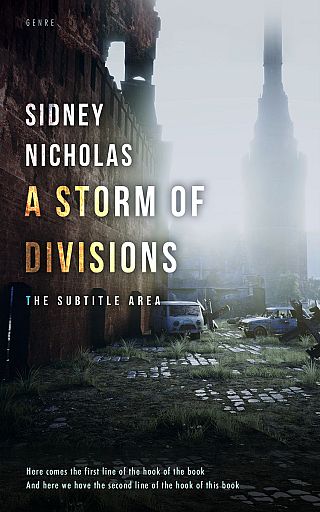 3D mockup of Iron #20537 - Premade Apocalyptica Book Cover | BookCoverZone