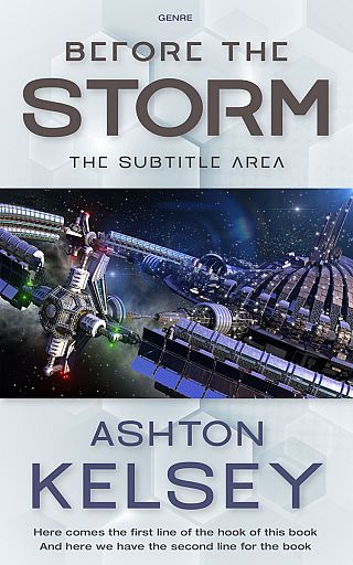 3D mockup of Geyser #20586 - Premade Science Fiction Book Cover | BookCoverZone