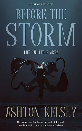 3D mockup of Charade #20603 - Premade Horror Book Cover | BookCoverZone