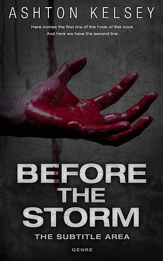 3D mockup of Thunder #20669 - Premade Horror Book Cover | BookCoverZone